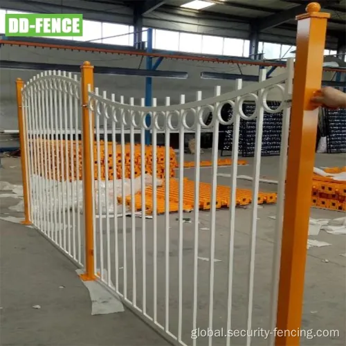 Decorative Aluminum Fence Wave Curved Square Top Decorative Aluminum Fence Supplier